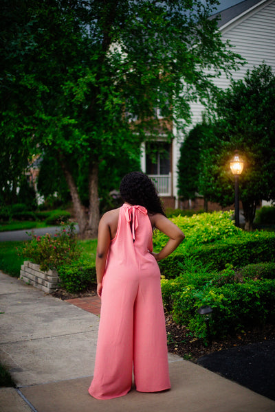 Peachy Keen || Jumpsuit  || Last Chance